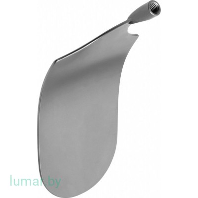 Лезвие к ретрактору MUNSTER для мочевого пузыря, 85х115 мм, изогнутое под углом 30°, артикул - BV953R