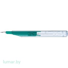 Скальпель из углеродистой стали, одноразовый, безопасный, № 15-С