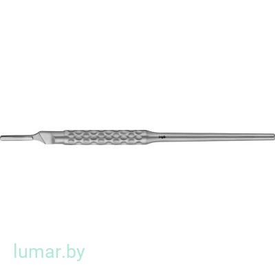 Ручка скальпеля № 3, круглая, 145 мм, артикул - BB063R