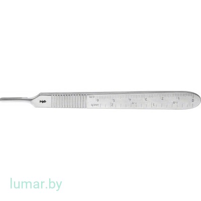 Ручка скальпеля № 3, градуированная, 125 мм, артикул - BB074R