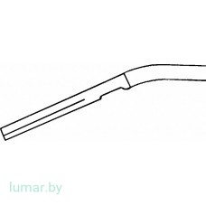 Ручка скальпеля № 3, длинная, изогнутая