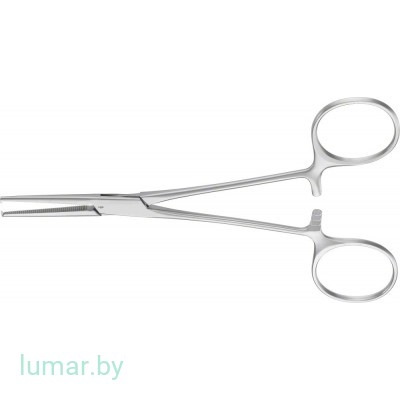 Зажим CRILE деликатный, прямой, 1х2 зуба, 140 мм, артикул - BH154R