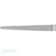 Зажим LERICHE деликатный, прямой, 1х2 зуба, 150 мм