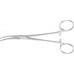 Зажим CRILE изогнутый, 1х2 зуба, 160 мм, артикул - BH177R