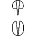 Зажим HALSTED-MOSQUITO деликатный, прямой, 1х2 зуба, 185 мм, артикул - BH212R