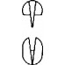 Зажим HALSTED-MOSQUITO деликатный, изогнутый, 1х2 зуба, 185 мм, артикул - BH213R