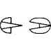 Зажим KOCHER деликатный, прямой, 1х2 зуба, 130 мм, артикул - BH612R