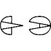 Зажим KOCHER, прямой, 1х2 зуба, 150 мм, артикул - BH630R