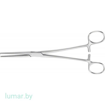 Зажим KOCHER-OCHSNER прямой, 1х2 зуба, 185 мм, артикул - BH644R