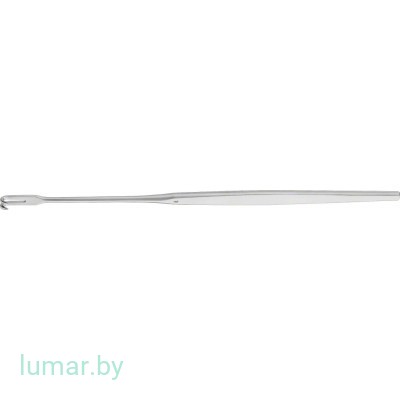 Крючок 2 зуба, остроконечный, малоизогнутый, 165 мм, артикул - BT112R