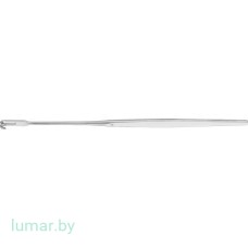 Крючок 2 зуба, тупоконечный, малоизогнутый, 165 мм