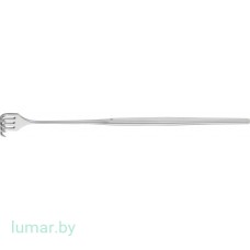 Крючок 4 зуба, остроконечный, сильноизогнутый, 165 мм