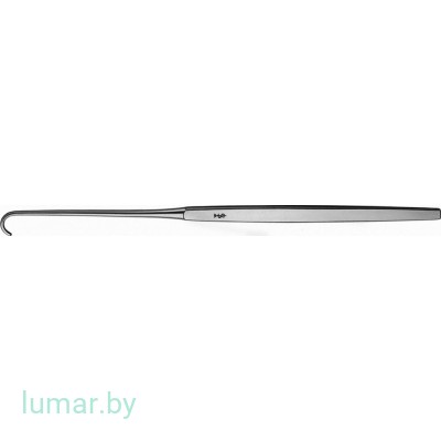 Крючок 1 зуб, тупоконечный, сильноизогнутый, 165 мм, артикул - BT126R