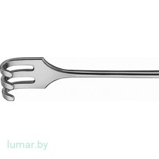 Крючок 3 зуба, тупоконечный, сильноизогнутый, 165 мм