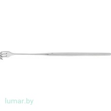 Крючок 3 зуба, тупоконечный, сильноизогнутый, 165 мм