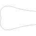 Шпатель легочный HARRINGTON, гибкий, 123х45 мм, 295 мм, артикул - BT551R