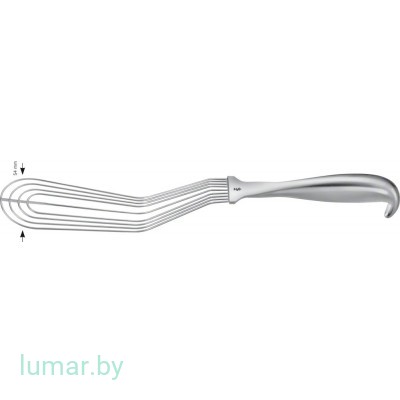 Шпатель легочный ALLISON, 54 мм, 320 мм, артикул - BT560R