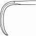 Ретрактор MANNERFELT с полой рифленой рукояткой, 16х6 мм, 155 мм, артикул - BT940R